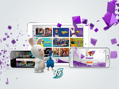 YTV android app corus design entertainment ios kids tablet ui user interface ux