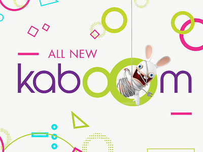 KaboOm Branding app branding fun kids kids app logo logo design logos television tv ui ux