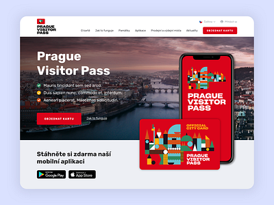 Prague Visitor Pass - Landing Page