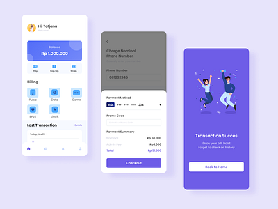 E-Wallet UI Design app e wallet ui ui design