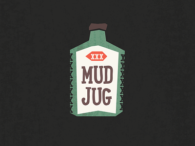 Mud Jug band booze jug logo mud stringband