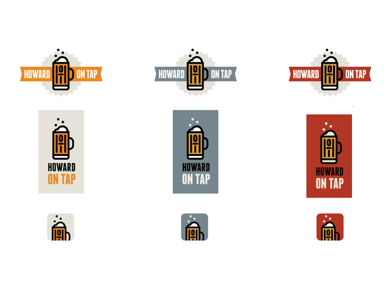 Logo Concept for a Beer App app baltimore beer beer app maryland mug