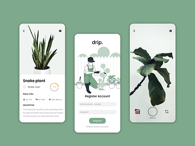 Plant Watering App UI