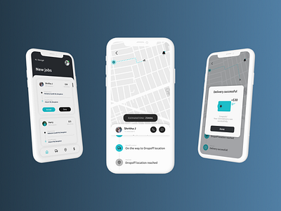 Delivery Agent App Case Study | UI/UX