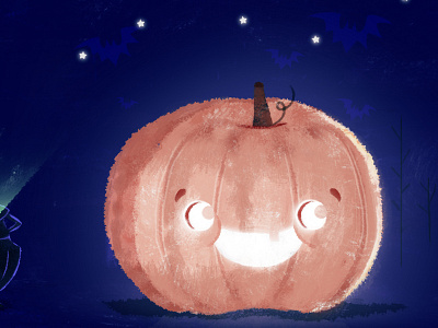Happy Halloween :) characterdesign draw drawing illustrationartists kidsillustration pumpkin smilingpumpkins stars trickortreat