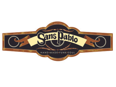 Sans Pablo Band Logo logo design sans pablo band