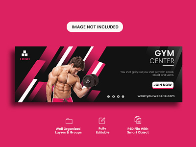 Gym Web Banner & Facebook Cover