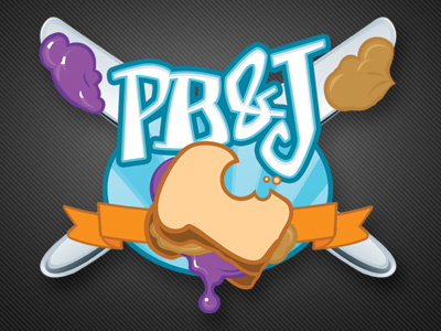 PB & J logo children childrens clothing josh hoye kids clothing logo logo design