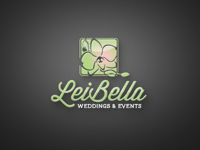 Lei Bella logo design design hawaii josh hoye logo logo design