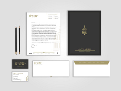 Capitol Bank Branding Identity