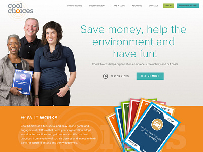 Cool Choices Landing Page