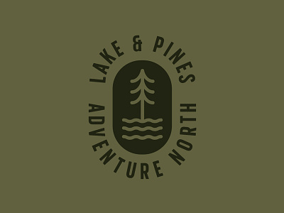 Lake & Pines adventure apparel branding icon identity logo north outdoors wisconsin
