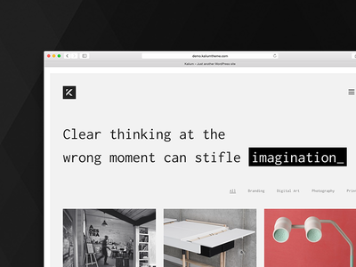 Kalium - Creative Theme for Professionals