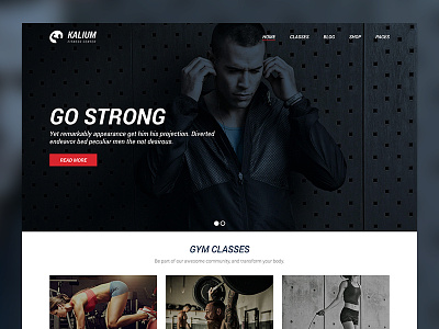 Fitness Site fitness gym healthy kalium laborator pilates sports theme themeforest wordpress