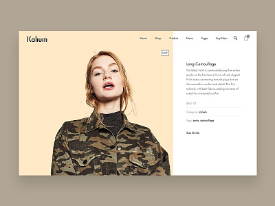 Minimal Product Page design ecommerce fashion minimal minimalist product shop web web design website wordpress
