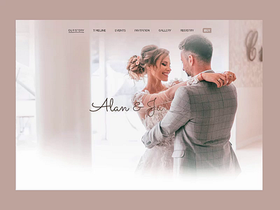 Wedding Site clean couple laborator light marriage married minimal proposal site theme themeforest ui ui ux design valentines valentines day web website wedding wordpress