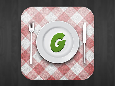 Gizzi Grill Icon app app icon food grill ios ios icon iphone plate restaurant spoon