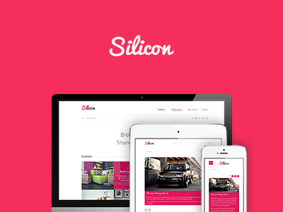 Silicon blog clean comment date detail details headerlines ipad ipad mini iphone laborator loupe minimal minimalist mobile pink post project responsive silicon tags theme themeforest title white wordpress zoom
