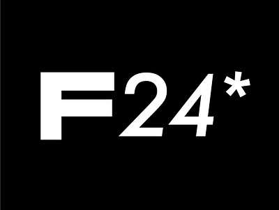F24 Logo branding contemporary design icon logo