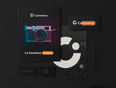 Commerly | Brand Identity branding design ecommerce logo modern