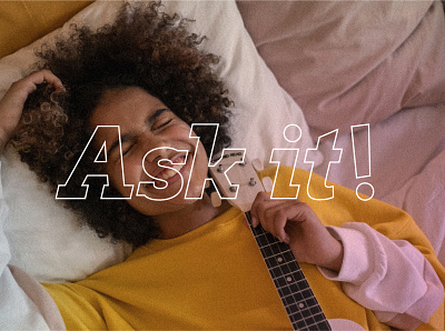 App Design | Ask It! app contemporary graphic design happy logo photo ui ux