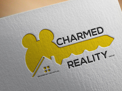 Logo for CHARMED group brand design brand identity branding charmed graphic design logo mickey mouse mickeymouse real real estate logo realestate reality