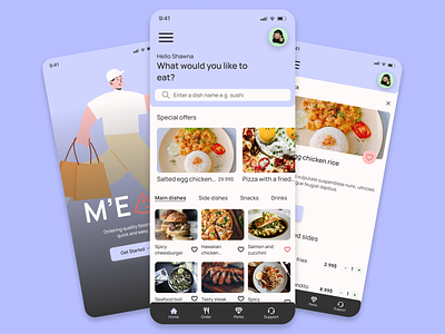 Food delivery app concept — Google UX design certificate empathising food delivery app google ux design certificate ui ux case study ux design ux design process ux design thinking