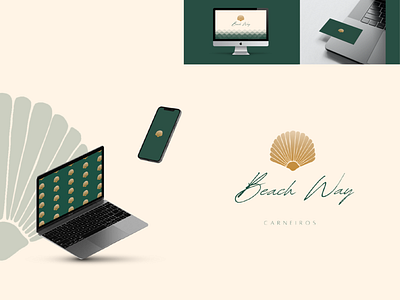 Beach Way beach design graphicdesgn hotel logo visual visualidentity
