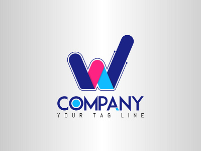 W company desing logo logodesign logotype w logo