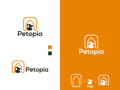 Pet House Logo dog logo logo design logos logotype pet pet house