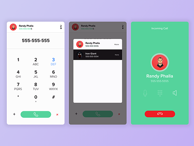 Day 03 - Dial Pad daily ui product card