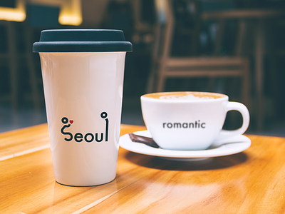 Romantic Seoul citybranding futura logo seoul typography