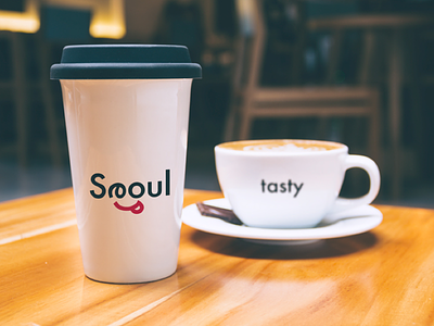 Tasty Seoul citybranding futura logo seoul typography
