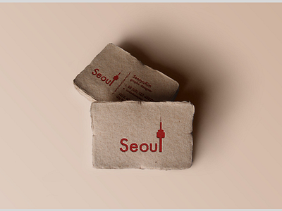Simply Seoul citybranding futura logo seoul typography