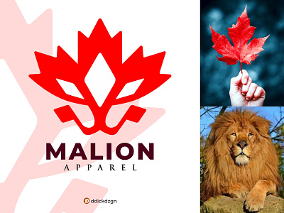 Lion Maple Logo 3d animation branding graphic design logo motion graphics ui