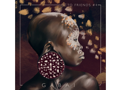 Octo Friends #4 - Gabai branding design illustration logo procreate