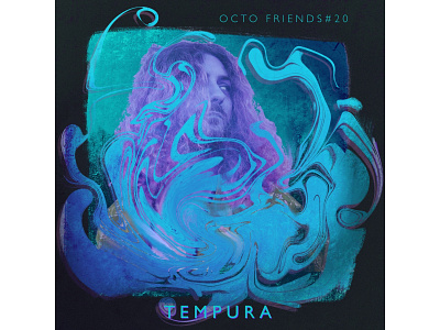 Octo Friends #20- Tempura cover art design illustration procreate