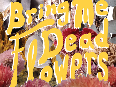 Bring Me Dead Flowers branding graphic design logo