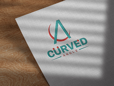 curved design flat illustrator logo minimal typography ui vector