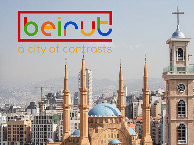 Beirut city branding branding design graphic design illustration logo logo design