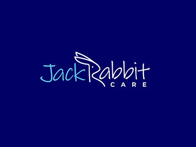 JackRabbit elegant logo minimalist minimalistic modern script simple wordmark