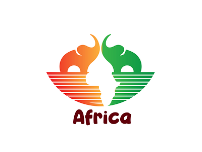 Africa africa branding charity illustration logo modern simple logo