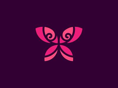 Butterfly Icon butterfly colorfull graphic design icon logo luxury minimal minimal lgoo simple logo