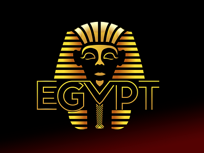 Egypt Logo illustration character egypt illustration logo logotype modern logo pharaos pyramids vintage