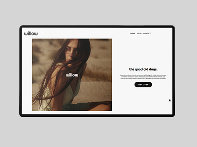 willow | Web Design design flat html minimal modern ui web design