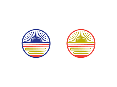 Round 1 option. Ramen Road Energy Symbol. Ramen shop logo.