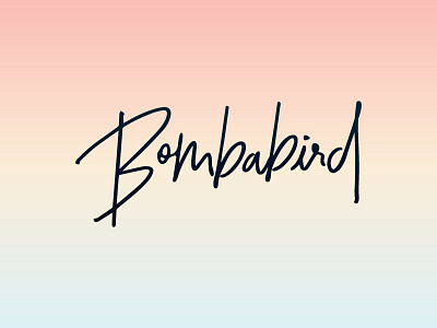 Bombabird Logotype brand ceramics design local logo logotype pittsburgh pottery