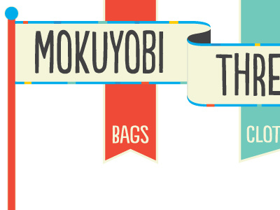 Mokuyobi Threads Site illustration web design