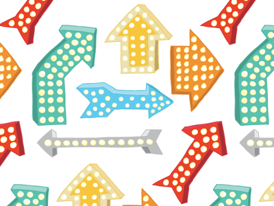 Lighted Arrows illustration pattern