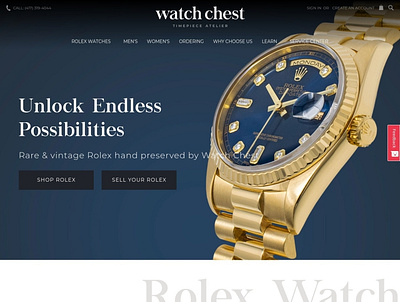 Watch Chest design e comerce javascript logo magento magento 2 php retailer rubyonrails web